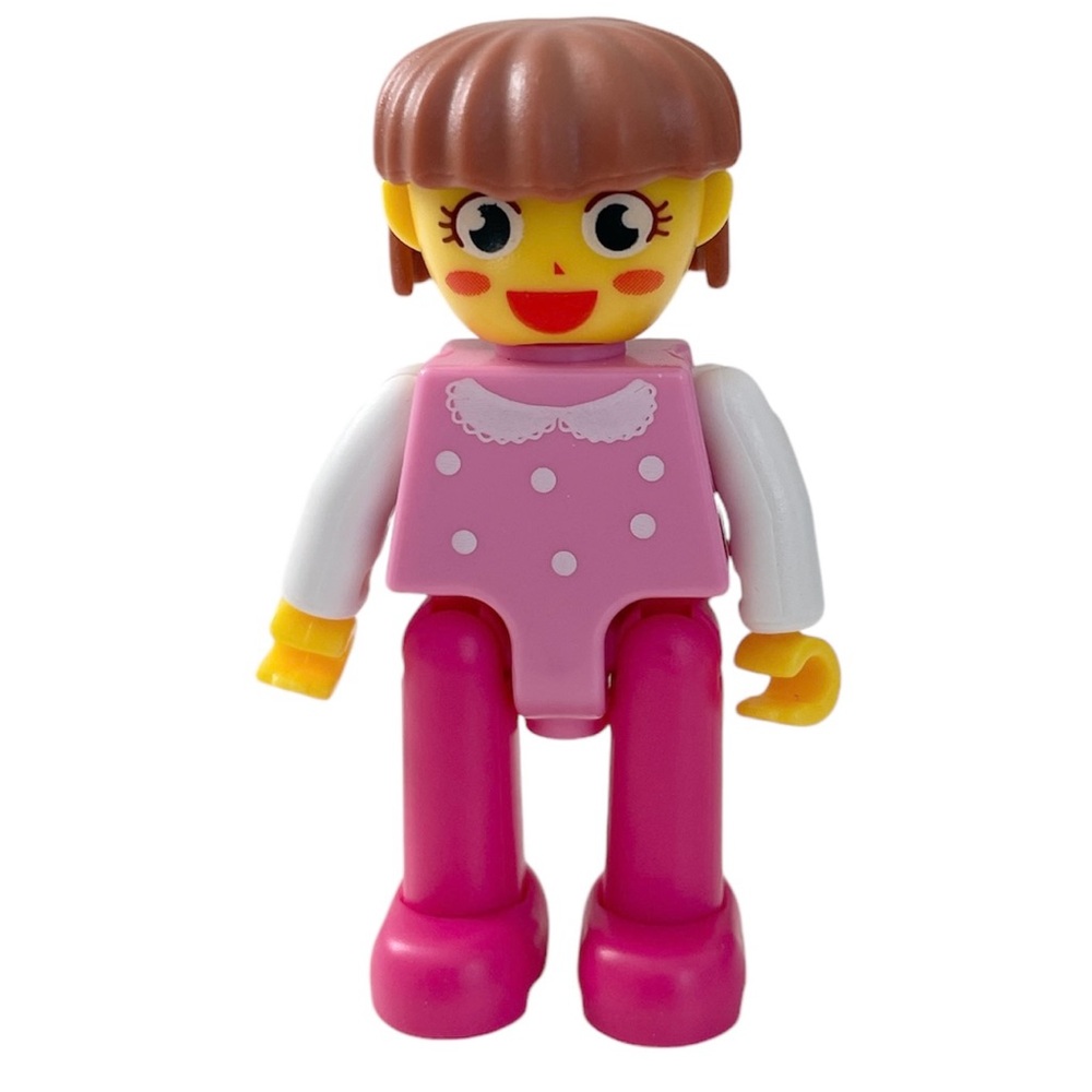 PicassoTiles Character Figure Girl, pink
